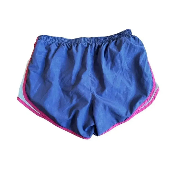 Nike Swoosh Purple Pink Shorts Dri-Fit Running Sport Activewear M - Picture 2 of 8